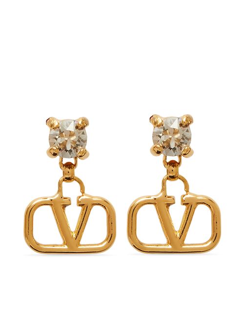 Gold-tone brass VLogo Signature earrings VALENTINO GARAVANI | 6W2J0H29YCWMH5